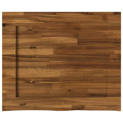 vidaXL Live Edge Table Top 90 x 40 x 3.5 cm Rectangular Natural