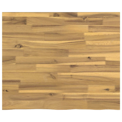 vidaXL Live Edge Table Top 90 x 40 x 3.5 cm Rectangular White
