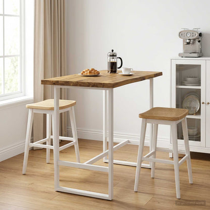 vidaXL Live Edge Table Top 110 x 40 x 3.5 cm Rectangular White