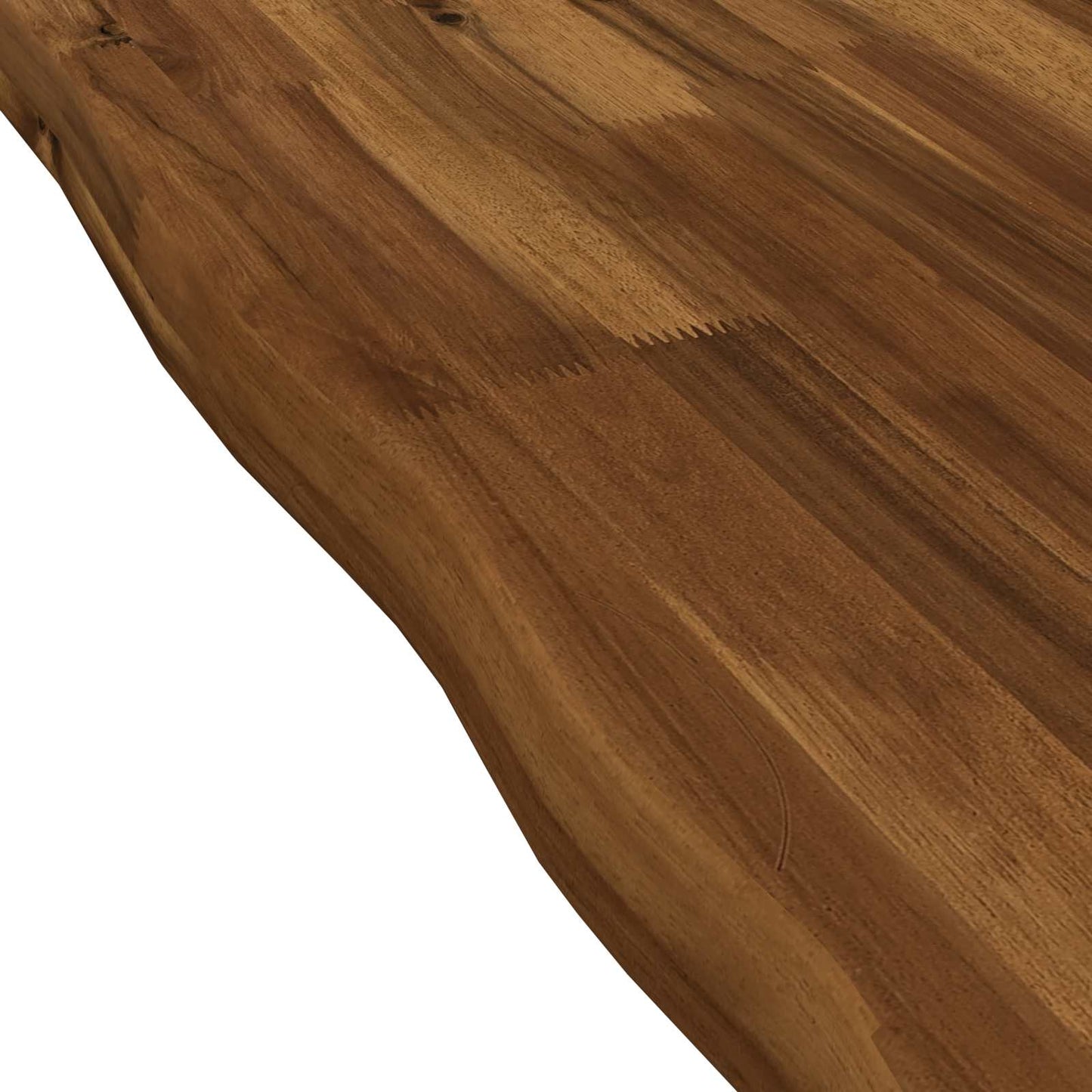 vidaXL Live Edge Table Top 110 x 40 x 3.5 cm Rectangular Natural