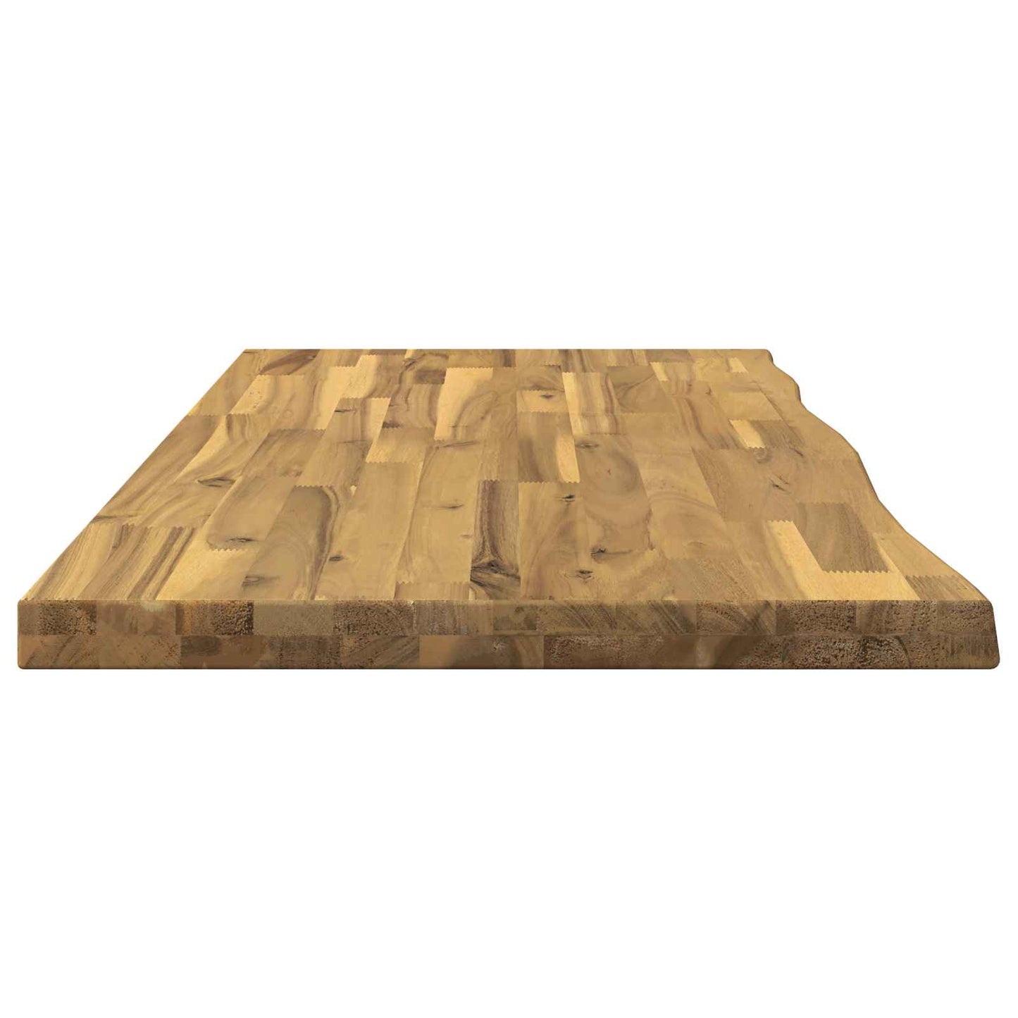 vidaXL Live Edge Table Top 120 x 40 x 3.5 cm Rectangular White