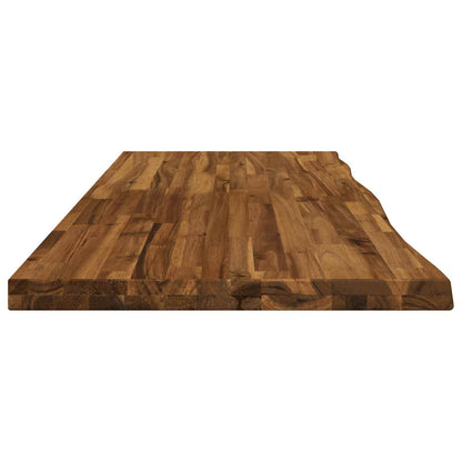 vidaXL Live Edge Table Top 150 x 40 x 3.5 cm Rectangular Natural
