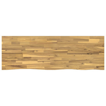 vidaXL Live Edge Table Top 150 x 40 x 3.5 cm Rectangular White