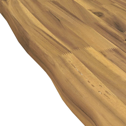 vidaXL Live Edge Table Top 160 x 40 x 3.5 cm Rectangular White
