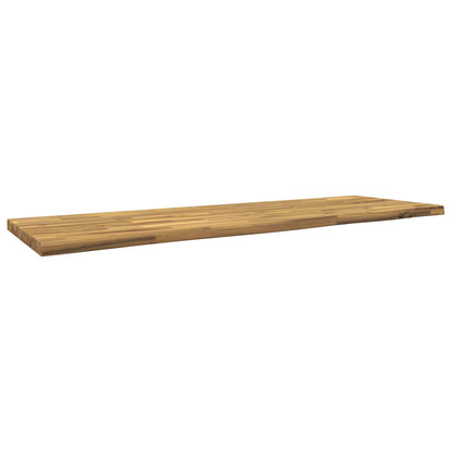 vidaXL Live Edge Table Top 160 x 40 x 3.5 cm Rectangular White