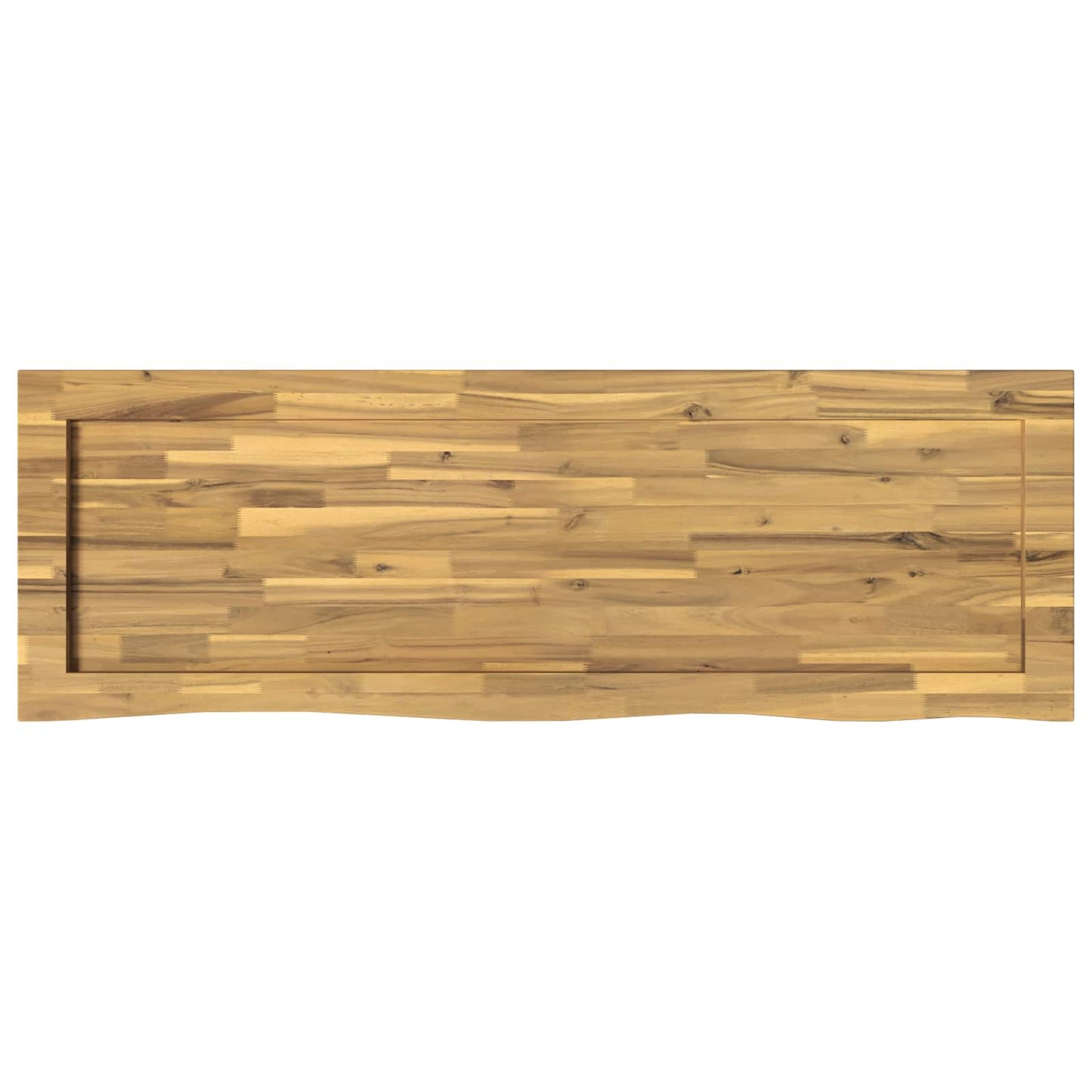 vidaXL Live Edge Table Top 160 x 40 x 3.5 cm Rectangular White