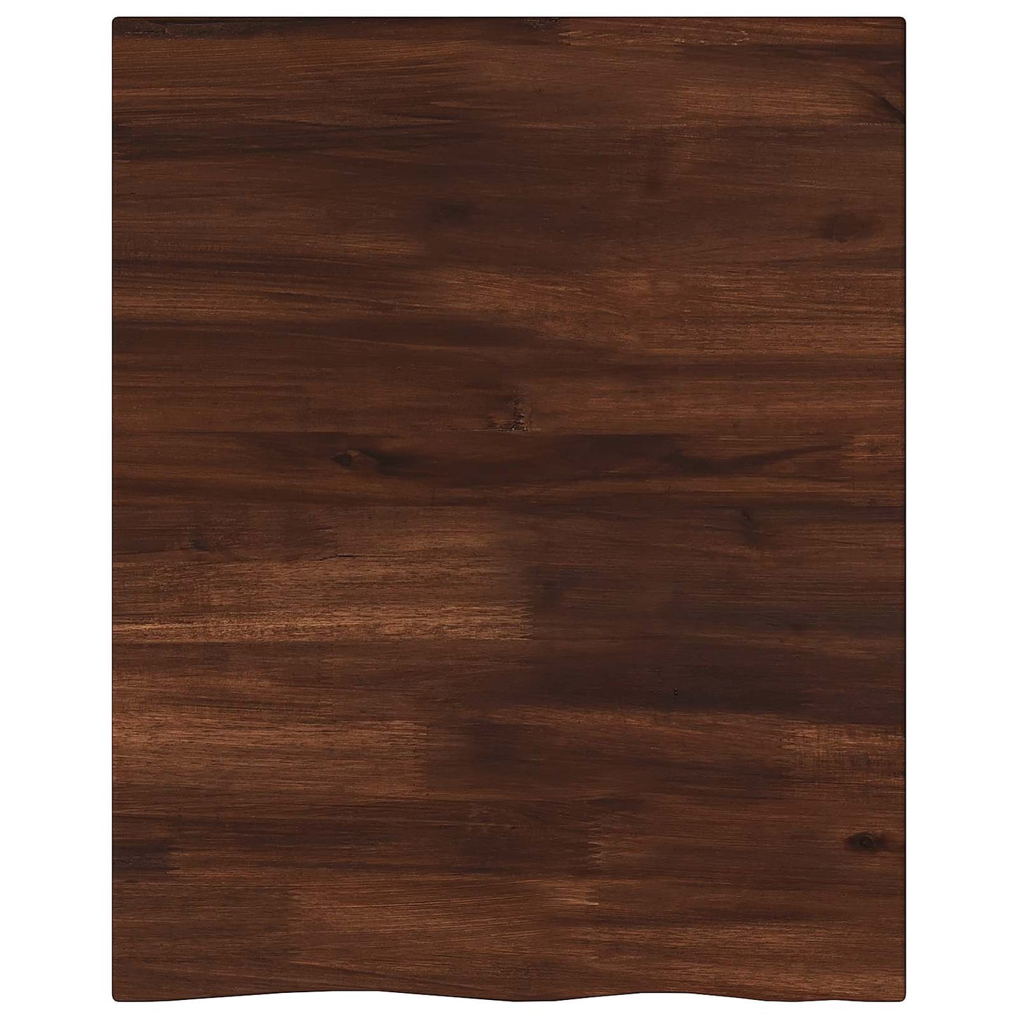 vidaXL Live Edge Table Top 50 x 50 x 3.5 cm Square Solid Acacia Wood