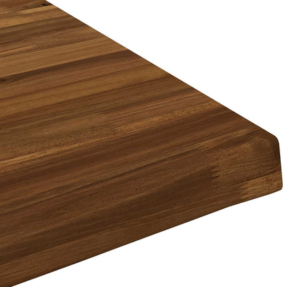 vidaXL Live Edge Table Top 70 x 50 x 3.5 cm Rectangular Natural