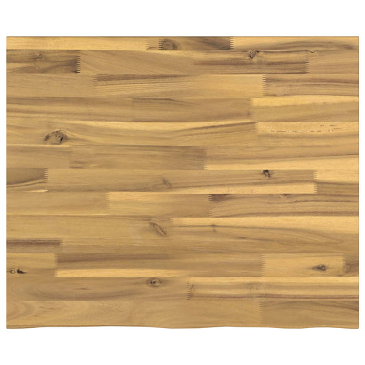 vidaXL Live Edge Table Top 70 x 50 x 3.2 cm Rectangular