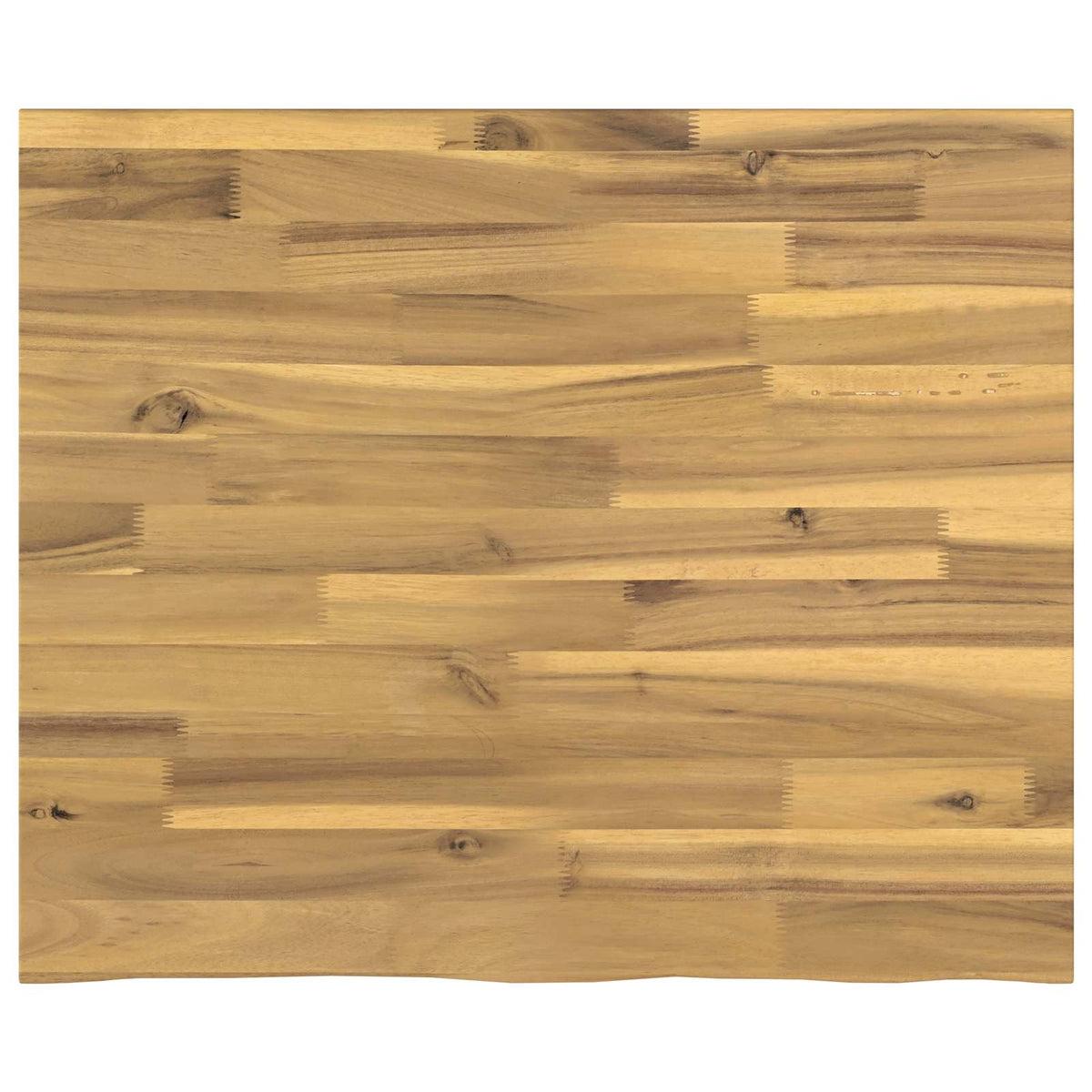 vidaXL Live Edge Table Top 90 x 50 x 3.5 cm Rectangular White