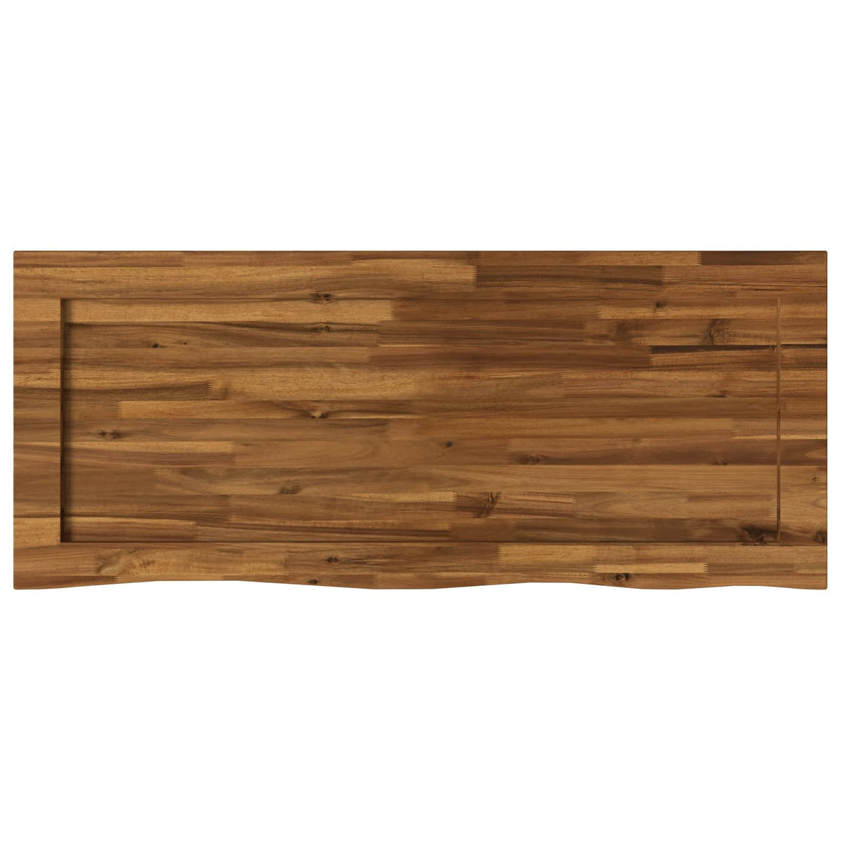 vidaXL Live Edge Table Top 130 x 50 x 3.5 cm Rectangular Natural