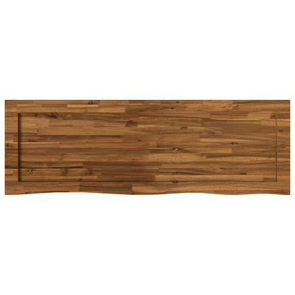 vidaXL Live Edge Table Top 140 x 50 x 3.5 cm Rectangular Natural