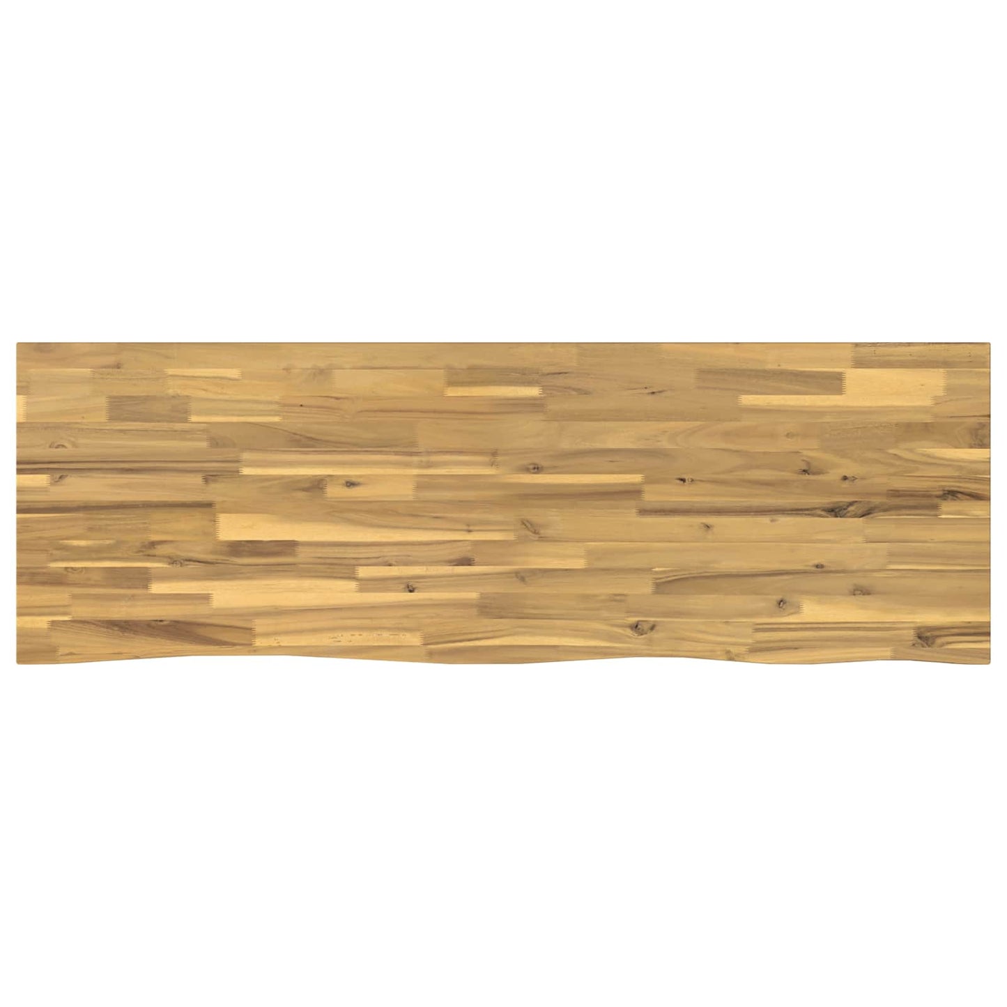 vidaXL Live Edge Table Top 140 x 50 x 3.5 cm Rectangular White