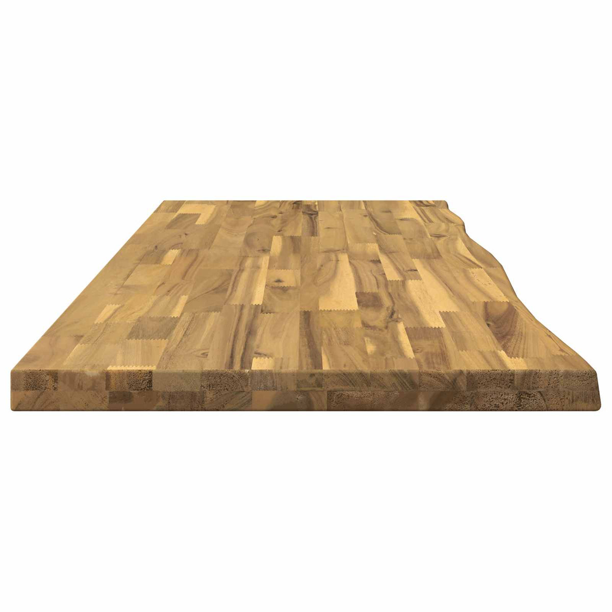 vidaXL Live Edge Table Top 150 x 50 x 3.5 cm Rectangular White