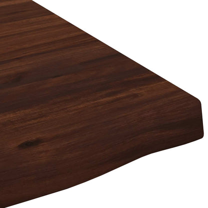 vidaXL Live Edge Table Top 60 x 60 x 3.5 cm Square Solid Acacia Wood