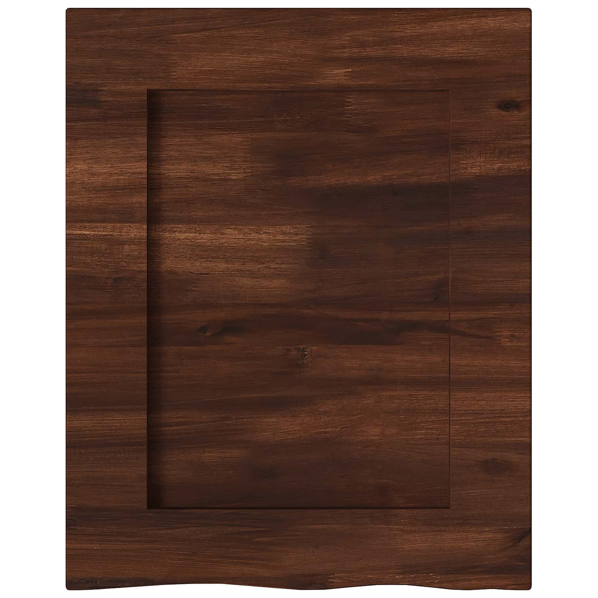 vidaXL Live Edge Table Top 60 x 60 x 3.5 cm Square Solid Acacia Wood