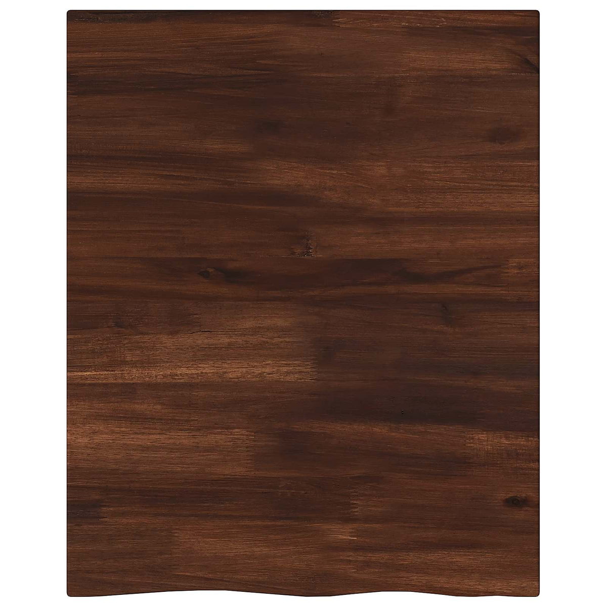 vidaXL Live Edge Table Top 60 x 60 x 3.5 cm Square Solid Acacia Wood