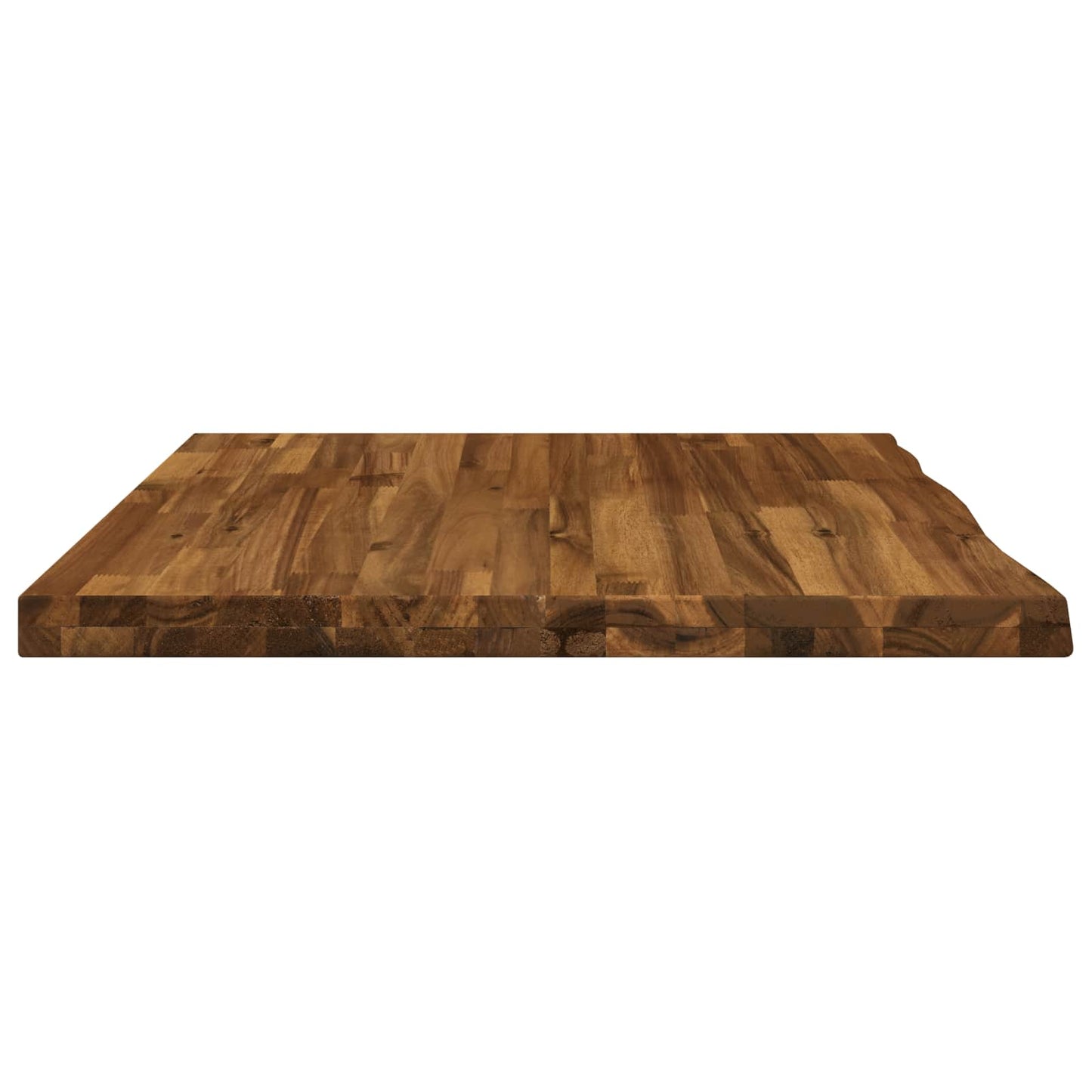 vidaXL Live Edge Table Top 70 x 60 x 3.5 cm Rectangular Natural
