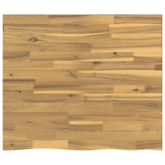 vidaXL Live Edge Table Top 70 x 60 x 3.2 cm Rectangular