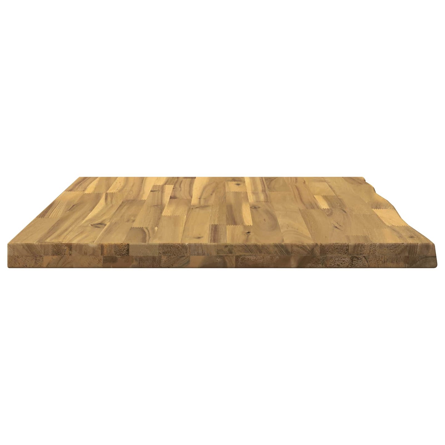 vidaXL Live Edge Table Top 80 x 60 x 3.5 cm Rectangular White