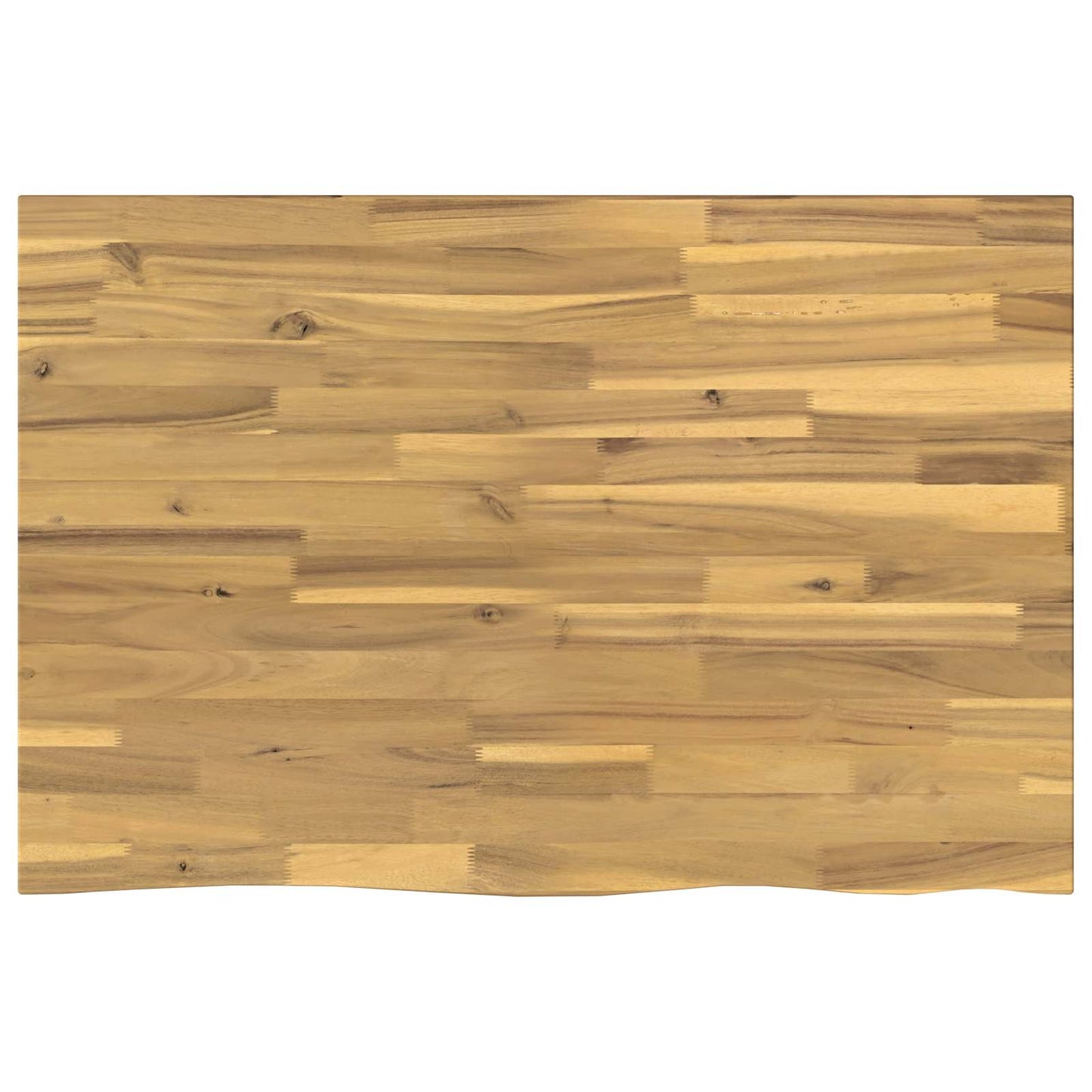 vidaXL Live Edge Table Top 90 x 60 x 3.5 cm Rectangular White