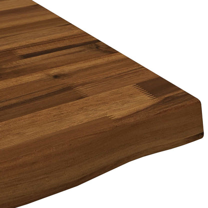 vidaXL Live Edge Table Top 100 x 60 x 3.5 cm Rectangular Natural
