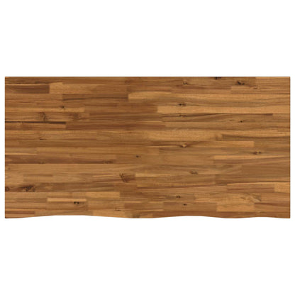 vidaXL Live Edge Table Top 120 x 60 x 3.2 cm Rectangular