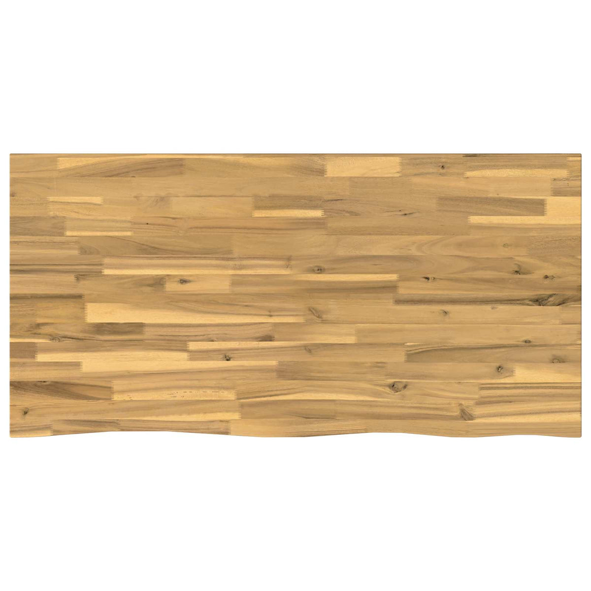 vidaXL Live Edge Table Top 120 x 60 x 3.5 cm Rectangular White