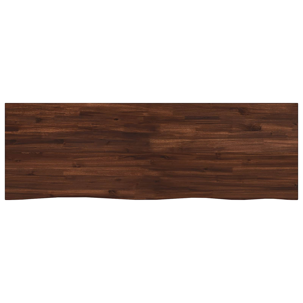 vidaXL Live Edge Table Top 140 x 60 x 3.5 cm Rectangular Dark Brown