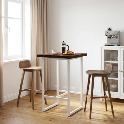 vidaXL Live Edge Table Top 40 x 40 x 3.5 cm Square Solid Acacia Wood