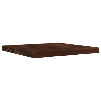 vidaXL Live Edge Table Top 40 x 40 x 3.5 cm Square Solid Acacia Wood