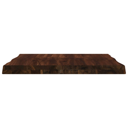 vidaXL Live Edge Table Top 40 x 40 x 3.5 cm Square Solid Acacia Wood