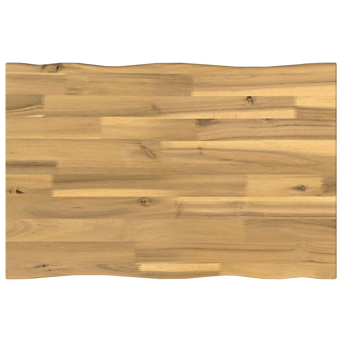 vidaXL Live Edge Table Top 90 x 40 x 3.5 cm Rectangular White
