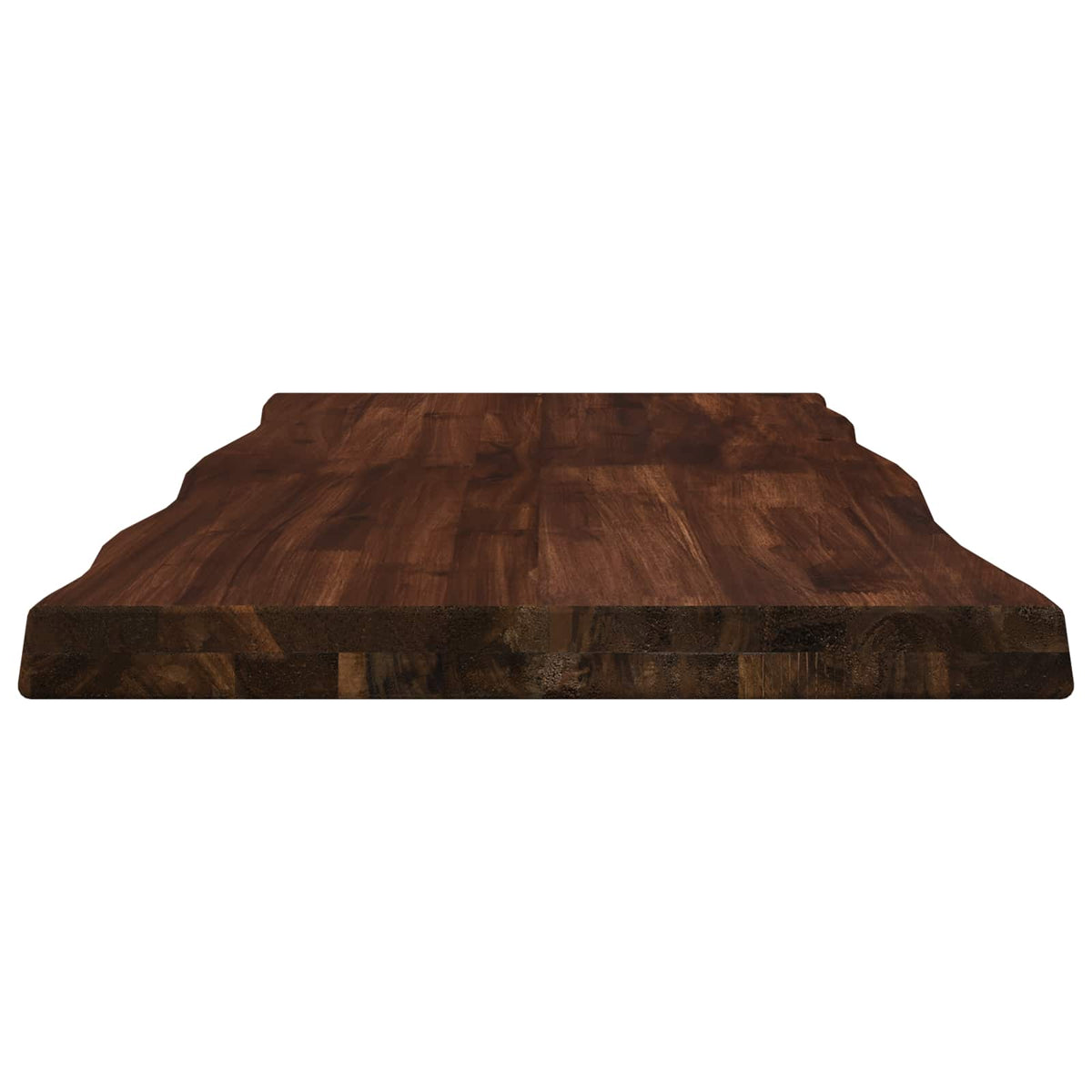 vidaXL Live Edge Table Top 100 x 40 x 3.5 cm Rectangular Dark Brown