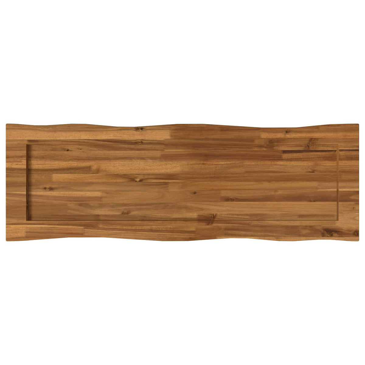 vidaXL Live Edge Table Top 120 x 40 x 3.5 cm Rectangular Natural