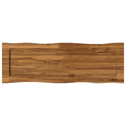 vidaXL Live Edge Table Top 120 x 40 x 3.5 cm Rectangular Natural