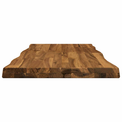 vidaXL Live Edge Table Top 120 x 40 x 3.5 cm Rectangular Natural