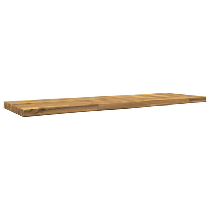 vidaXL Live Edge Table Top 120 x 40 x 3.5 cm Rectangular White