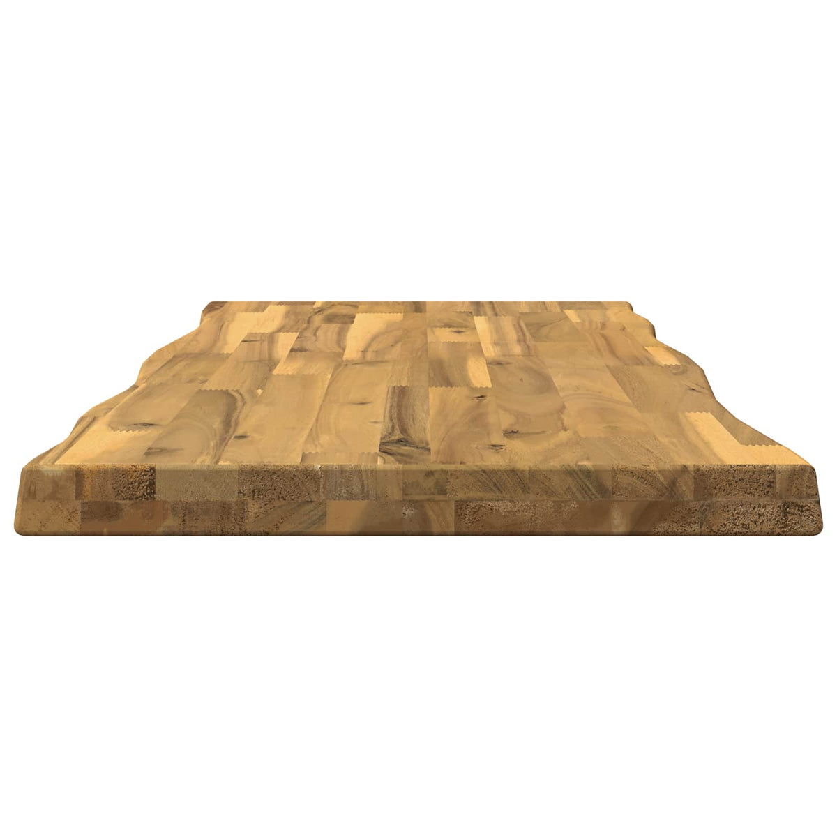 vidaXL Live Edge Table Top 120 x 40 x 3.5 cm Rectangular White
