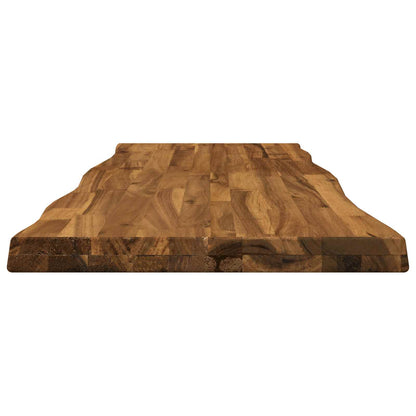 vidaXL Live Edge Table Top 140 x 40 x 3.5 cm Rectangular Natural