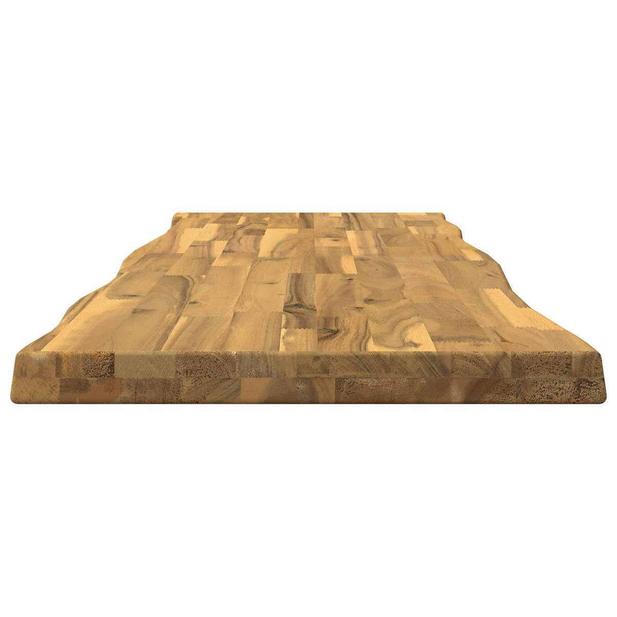 vidaXL Live Edge Table Top 140 x 40 x 3.5 cm Rectangular White