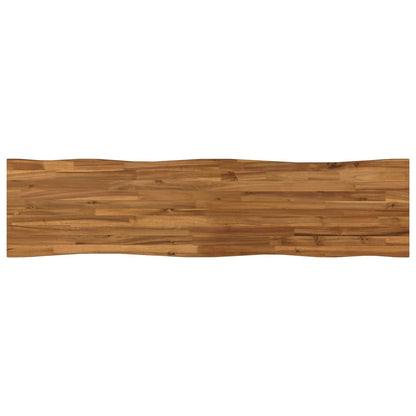 vidaXL Live Edge Table Top 160 x 40 x 3.5 cm Rectangular Natural