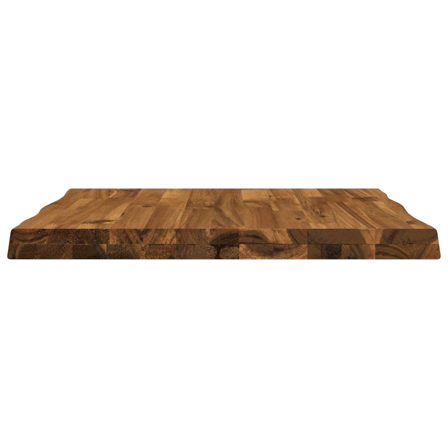 vidaXL Live Edge Table Top 50 x 50 x 3.5 cm Square Solid Acacia Wood