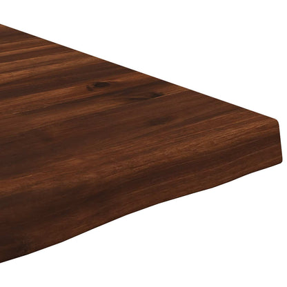 vidaXL Live Edge Table Top 60 x 60 x 3.5 cm Square Solid Acacia Wood