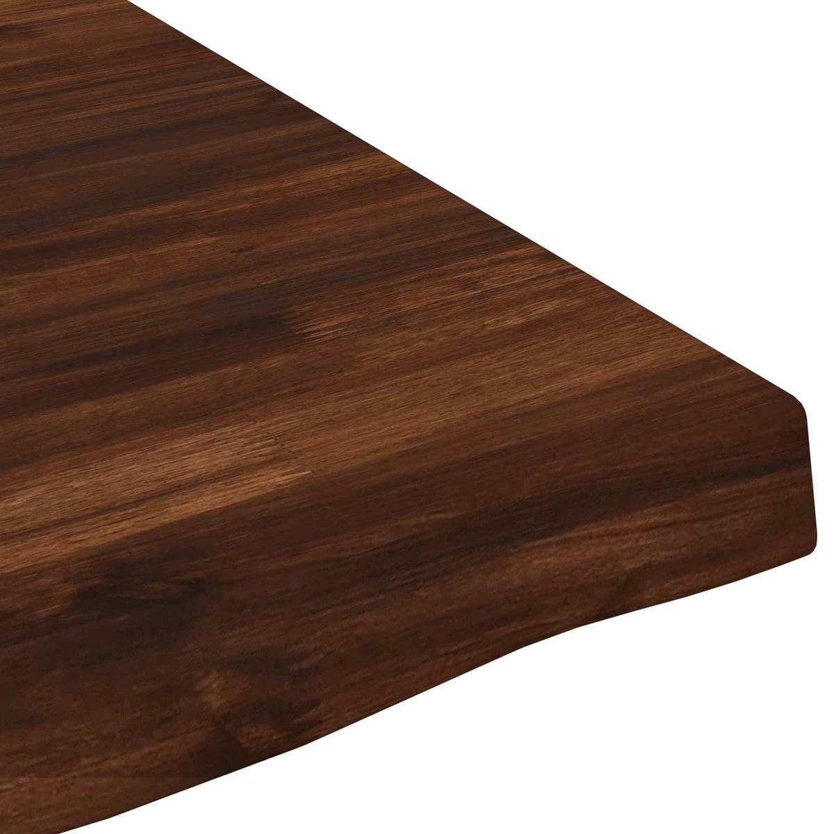 vidaXL Live Edge Table Top 70 x 60 x 3.5 cm Rectangular Dark Brown