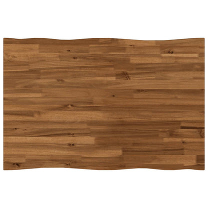 vidaXL Live Edge Table Top 70 x 60 x 3.5 cm Rectangular Natural