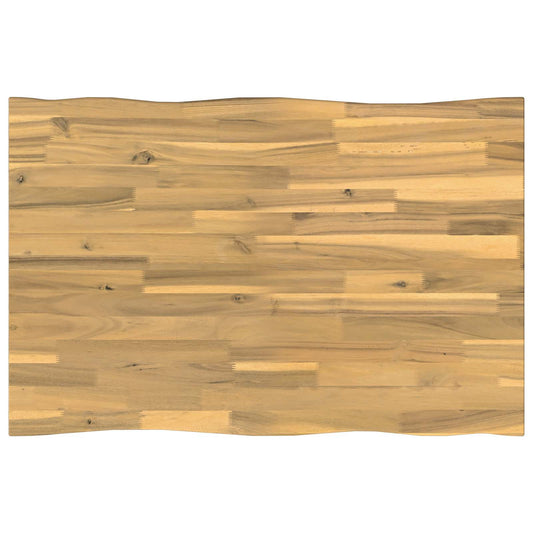 vidaXL Live Edge Table Top 70 x 60 x 3 cm Rectangular