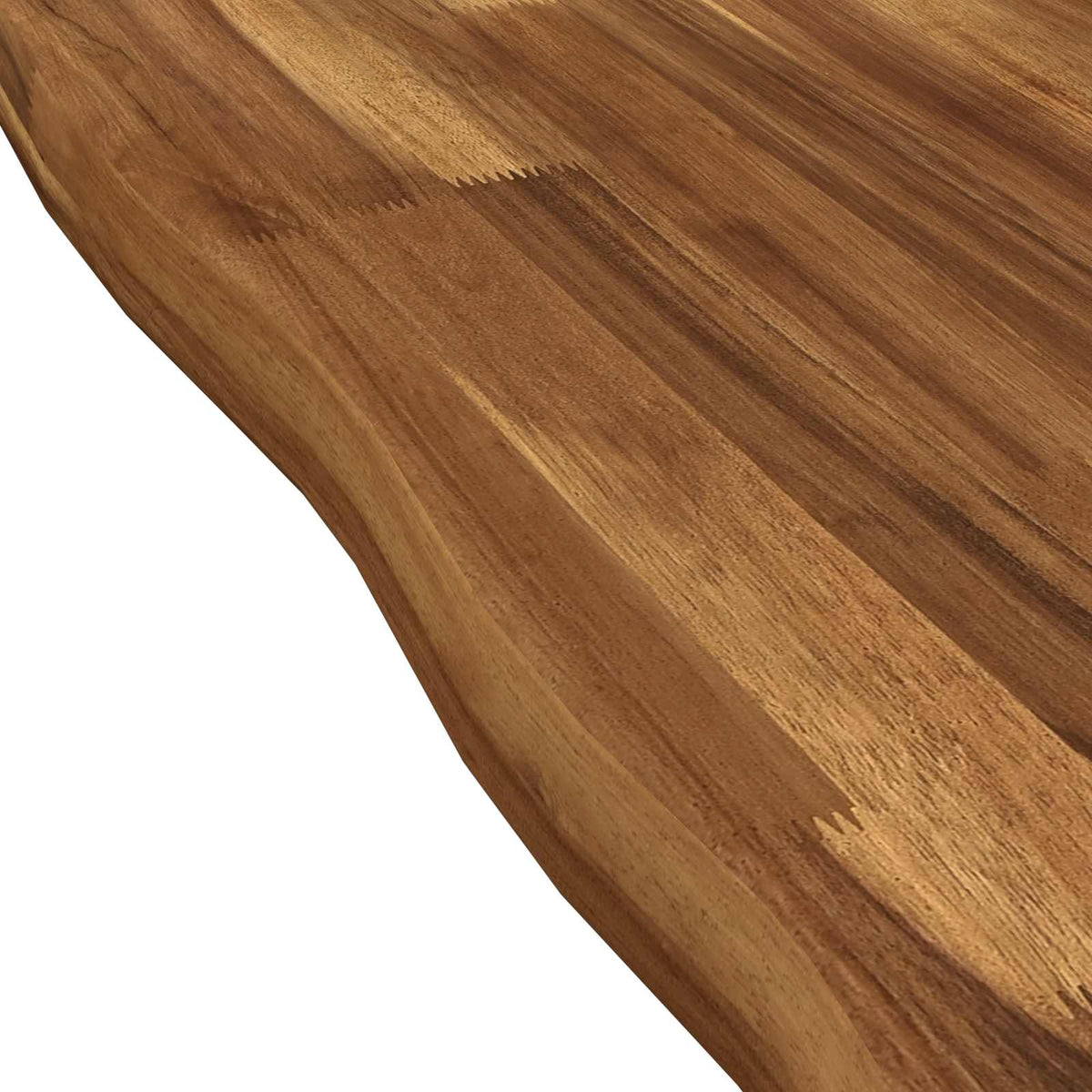 vidaXL Live Edge Table Top 80 x 60 x 3.5 cm Rectangular Natural