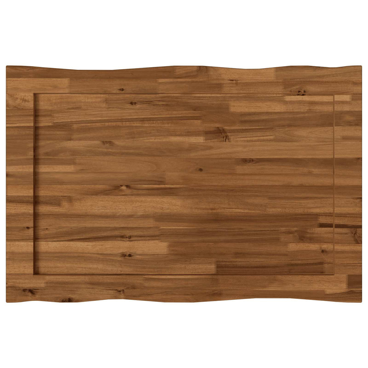vidaXL Live Edge Table Top 90 x 60 x 3.5 cm Rectangular Natural
