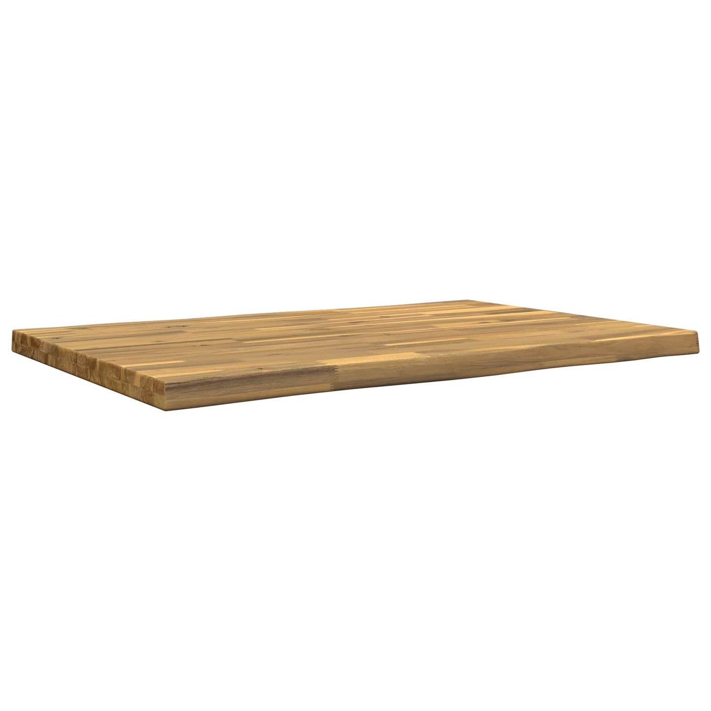 vidaXL Live Edge Table Top 90 x 60 x 3.5 cm Rectangular White